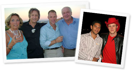 The Bond Man and his Barmen and The Bond Man with Olaf Dambrowski from O on Kloof